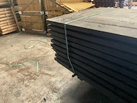 Vuren gording geschaafd zwart gespoten - 500x16x4,5 cm (2x) - afbeelding 6 van  7