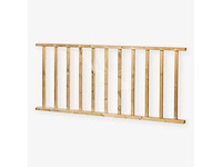 Vuren hekwerk met kruis - 178x73 cm (2x) - afbeelding 2 van  4