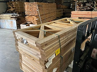 Vuren herkwerk geschaafd met kruis - 180x73 cm (2x) - afbeelding 1 van  2