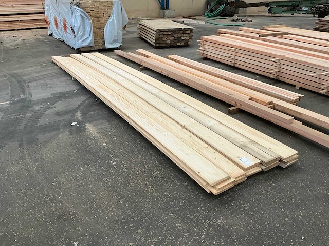 Vuren hout 340x40mm (19x) - afbeelding 2 van  4