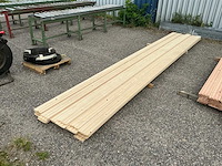 Vuren houten planken 140x20mm (31x) - afbeelding 1 van  6