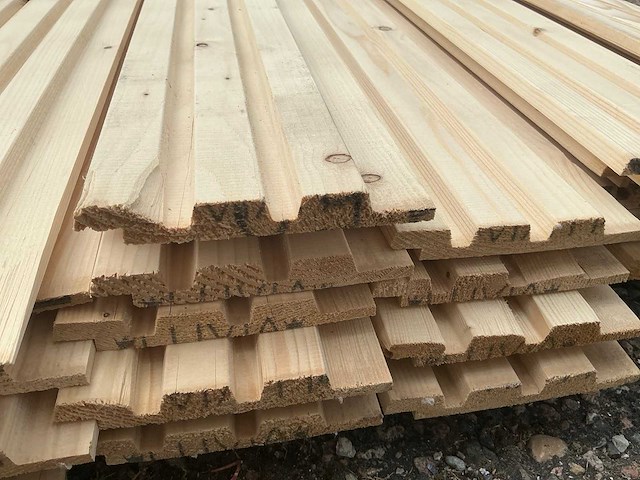 Vuren houten planken 140x20mm (31x) - afbeelding 3 van  6