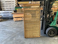 Vuren lamellen scherm geïmpregneerd - 180x89 cm - afbeelding 1 van  4