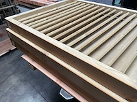 Vuren lamellenscherm geïmpregneerd - 224x89 cm (3x) - afbeelding 9 van  13