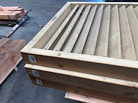 Vuren lamellenscherm geïmpregneerd - 224x89 cm (3x) - afbeelding 10 van  13