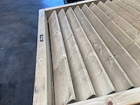 Vuren lamellenscherm geïmpregneerd - 224x89 cm (3x) - afbeelding 11 van  13