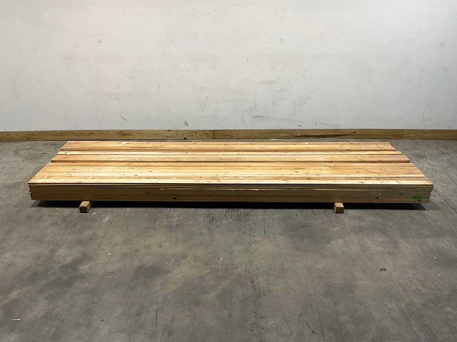 Vuren lat 360x7x1,8 cm (130x) - afbeelding 1 van  6
