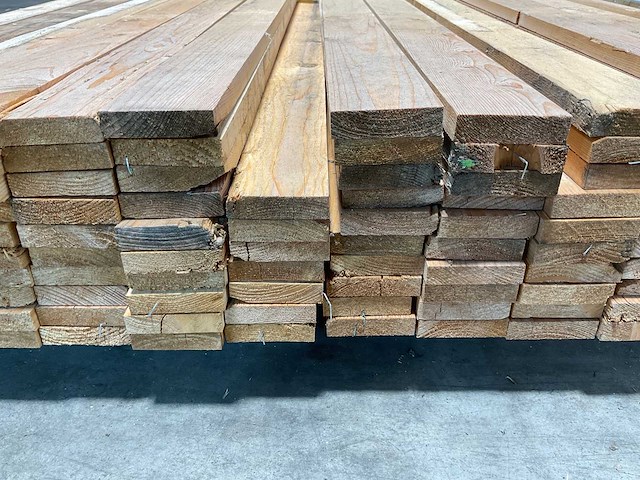 Vuren lat 360x7x1,8 cm (130x) - afbeelding 5 van  6