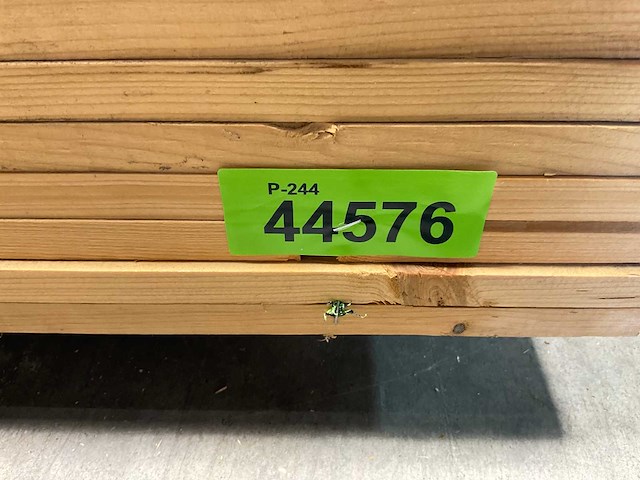 Vuren lat 360x7x1,8 cm (130x) - afbeelding 6 van  6
