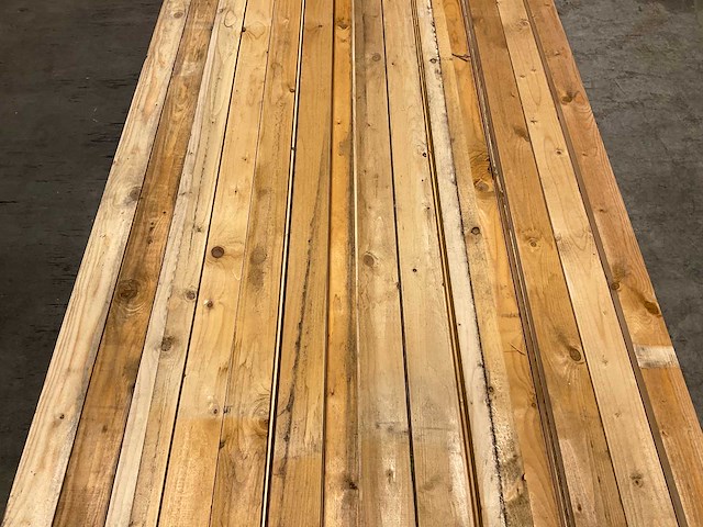 Vuren lat 360x7x1,8 cm (134x) - afbeelding 4 van  6