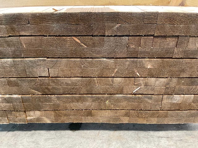 Vuren lat geïmpregneerd 180x3,4x3 cm (324x) - afbeelding 7 van  9