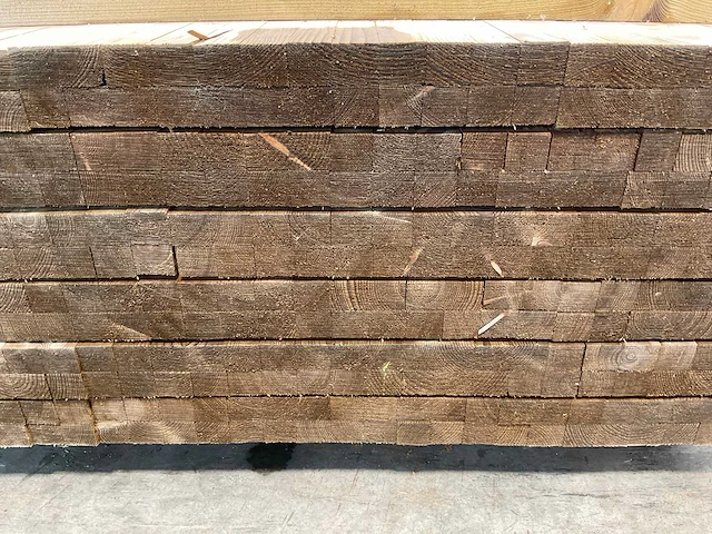 Vuren lat geïmpregneerd 180x3,4x3 cm (648x) - afbeelding 7 van  9