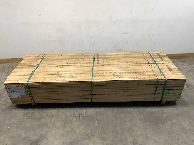 Vuren lat geschaafd - 300x3,8x1,1 cm (510x) - afbeelding 2 van  7