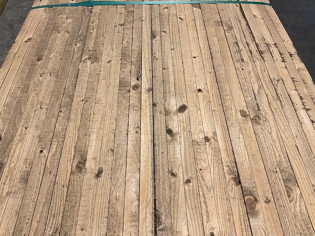 Vuren lat geschaafd - 300x3,8x1,1 cm (600x) - afbeelding 2 van  6