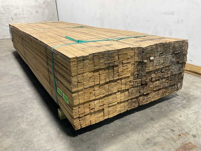 Vuren lat geschaafd - 300x3,8x1,1 cm (600x) - afbeelding 3 van  3
