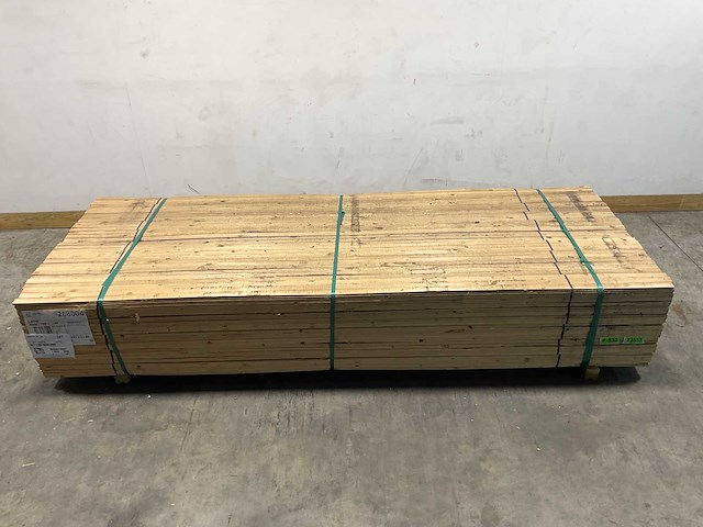 Vuren lat geschaafd - 300x3,8x1,1 cm (600x) - afbeelding 2 van  6