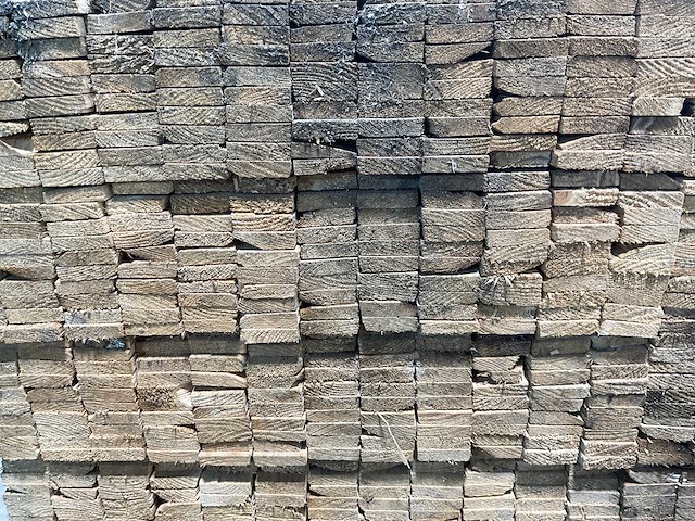 Vuren lat geschaafd - 300x3,8x1,1 cm (600x) - afbeelding 5 van  6