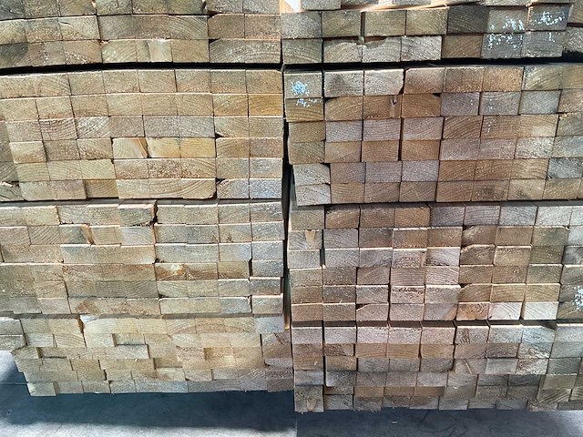 Vuren lat geschaafd - 480x4,5x2,8 cm (150x) - afbeelding 6 van  8