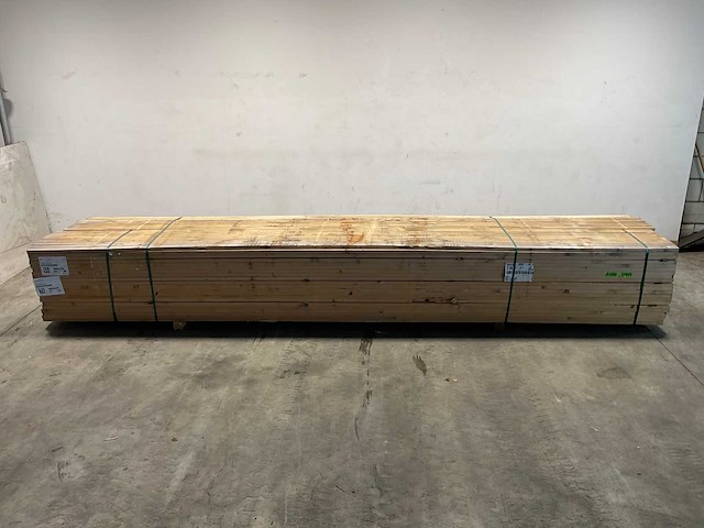 Vuren lat geschaafd - 480x4,5x2,8 cm (150x) - afbeelding 2 van  8
