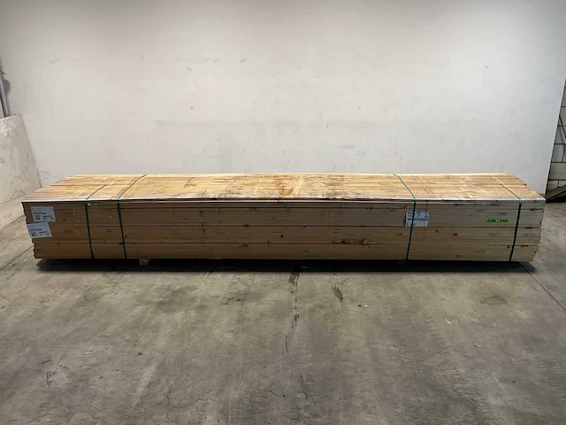 Vuren lat geschaafd - 480x4,5x2,8 cm (150x) - afbeelding 2 van  8