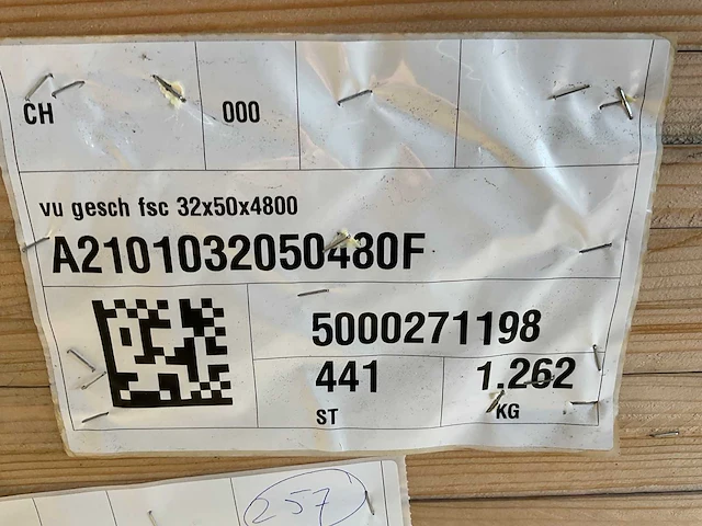 Vuren lat geschaafd - 480x4,5x2,8 cm (150x) - afbeelding 8 van  8