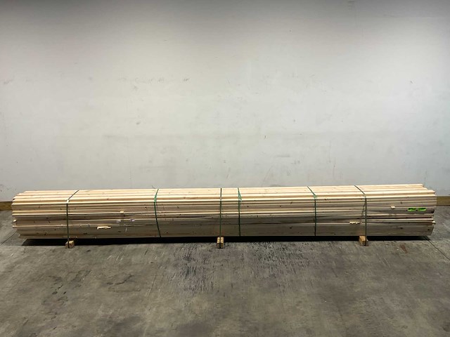 Vuren lat geschaafd - 480x7x2,8 cm (100x) - afbeelding 2 van  8