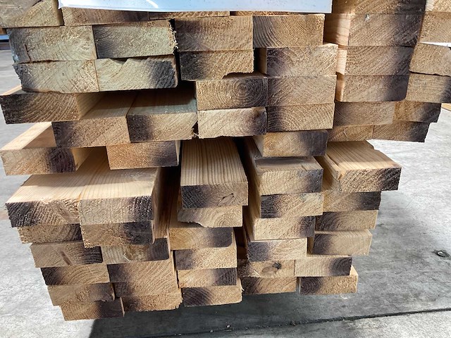 Vuren lat geschaafd - 480x7x2,8 cm (100x) - afbeelding 6 van  8