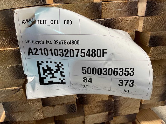 Vuren lat geschaafd - 480x7x2,8 cm (100x) - afbeelding 8 van  8