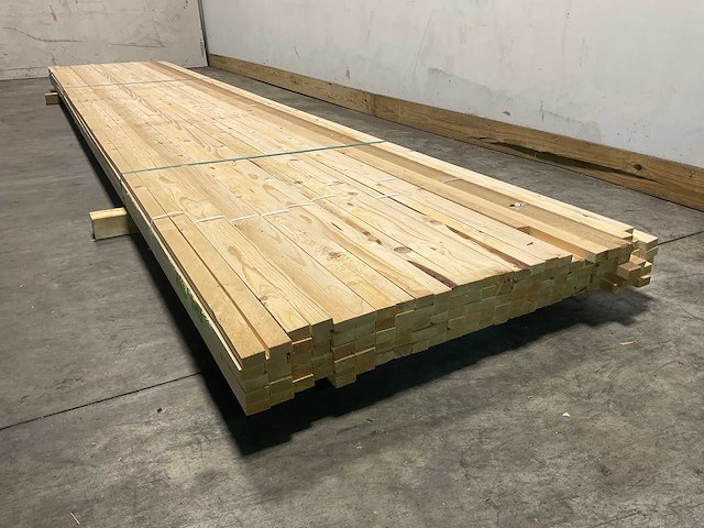 Vuren lat geschaafd 480x4,2x2 cm (120x) - afbeelding 5 van  7