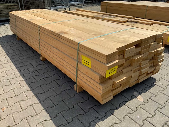 Vuren ligger 3660x145x40mm (84x) - afbeelding 1 van  5