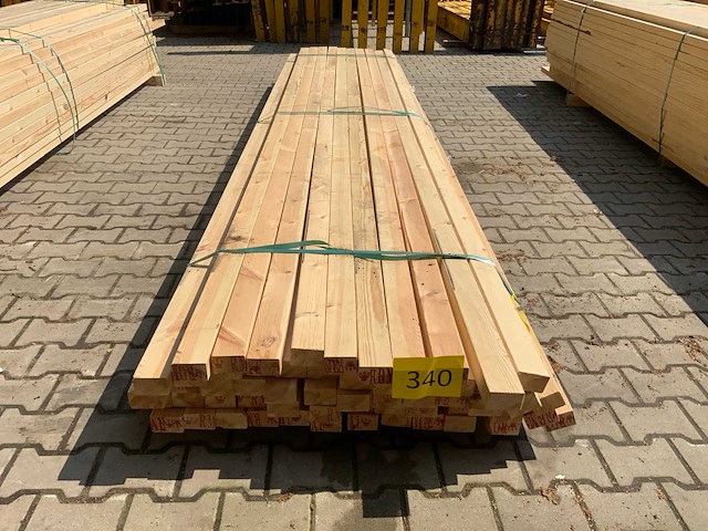 Vuren ligger 4200x70x45mm (58x) - afbeelding 1 van  5