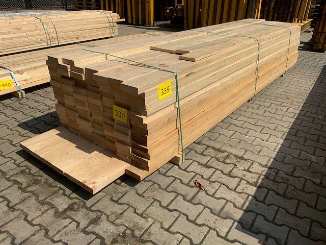 Vuren ligger 4260x145x40mm (111x) - afbeelding 1 van  7