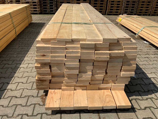 Vuren ligger 4260x145x40mm (111x) - afbeelding 7 van  7