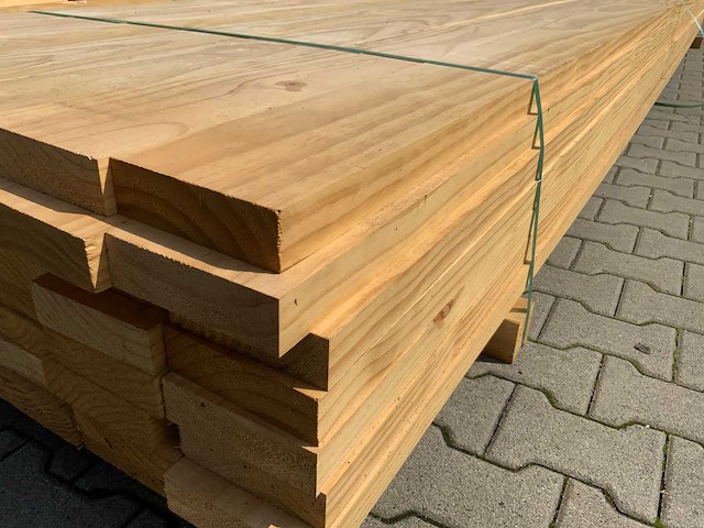 Vuren ligger 4880x145x40mm (56x) - afbeelding 5 van  6