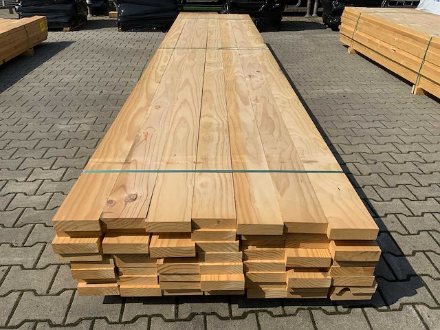 Vuren ligger 4880x145x40mm (56x) - afbeelding 6 van  6