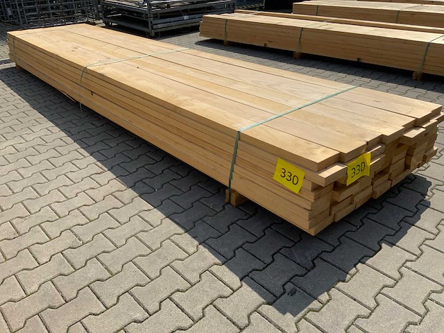 Vuren ligger 4880x145x40mm (56x) - afbeelding 1 van  6