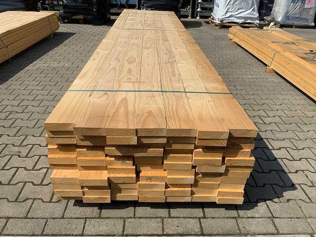 Vuren ligger 4880x145x40mm (77x) - afbeelding 5 van  7