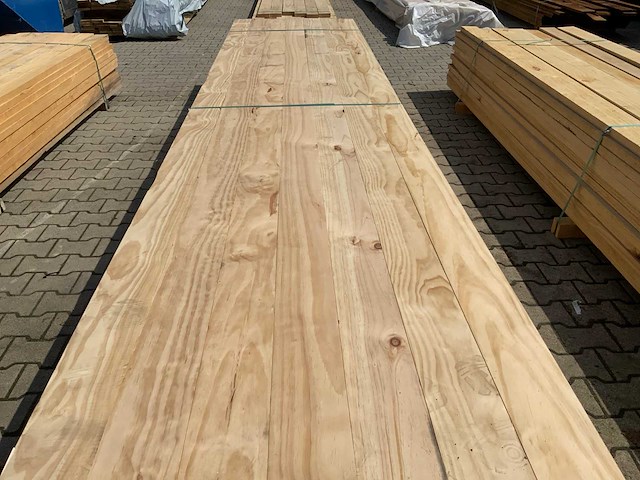 Vuren ligger 4880x145x40mm (77x) - afbeelding 5 van  8