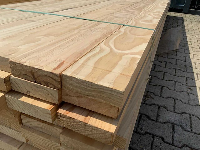 Vuren ligger 4880x145x40mm (77x) - afbeelding 8 van  8