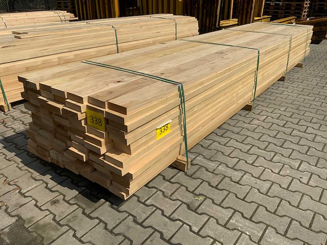 Vuren ligger 4880x145x40mm (98x) - afbeelding 1 van  3