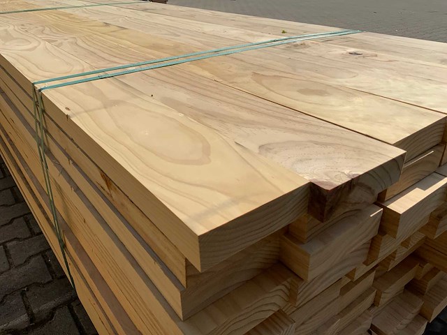Vuren ligger 4880x145x40mm (98x) - afbeelding 4 van  8