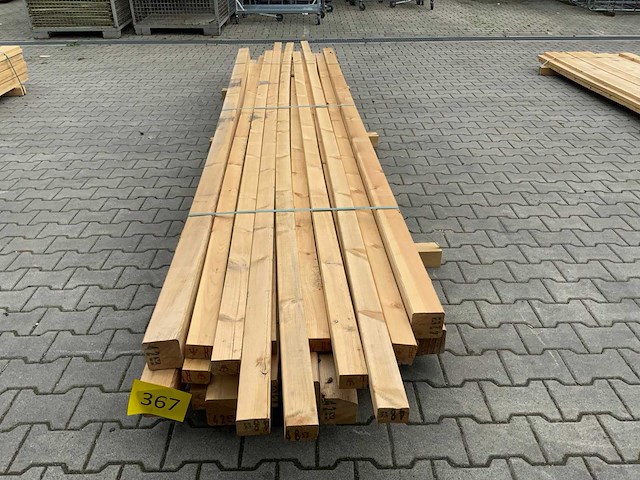 Vuren ligger/balk 4200 tot 4800mm (25x) - afbeelding 7 van  8