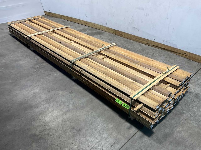 Vuren mastiekschroot 450x10x2,2 cm (92x) - afbeelding 1 van  10