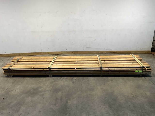 Vuren mastiekschroot 450x10x2,2 cm (92x) - afbeelding 3 van  10