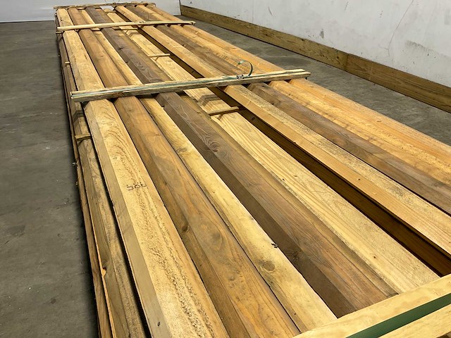 Vuren mastiekschroot 450x10x2,2 cm (92x) - afbeelding 4 van  10