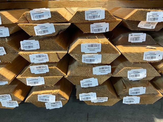 Vuren mastiekschroot 450x10x2,2 cm (92x) - afbeelding 10 van  10