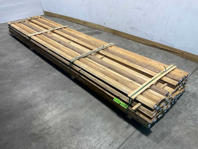 Vuren mastiekschroot 450x10x2,2 cm (92x) - afbeelding 1 van  10