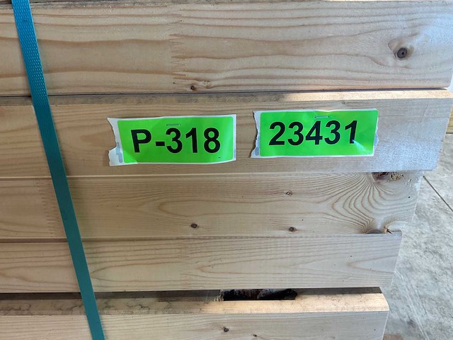 Vuren metselprofiel onbehandeld 295x7,6x6,6 cm (50x) - afbeelding 7 van  7