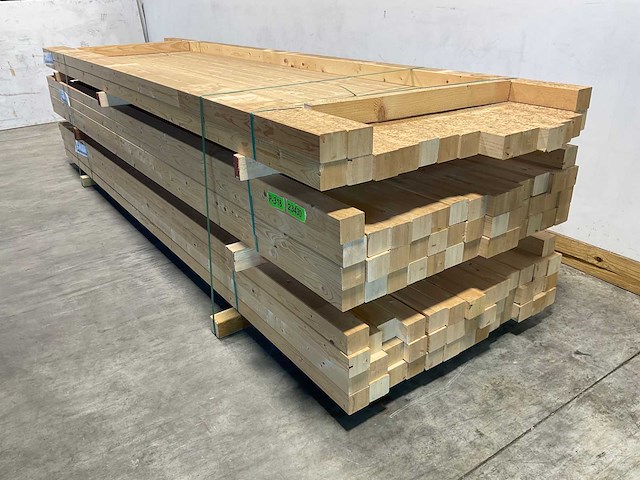 Vuren metselprofiel onbehandeld 355x7,6x6,6 cm (49x) - afbeelding 5 van  7