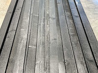 Vuren open gevelbekleding batten zwart 430x6,8x1,8 cm (150x) - afbeelding 6 van  11